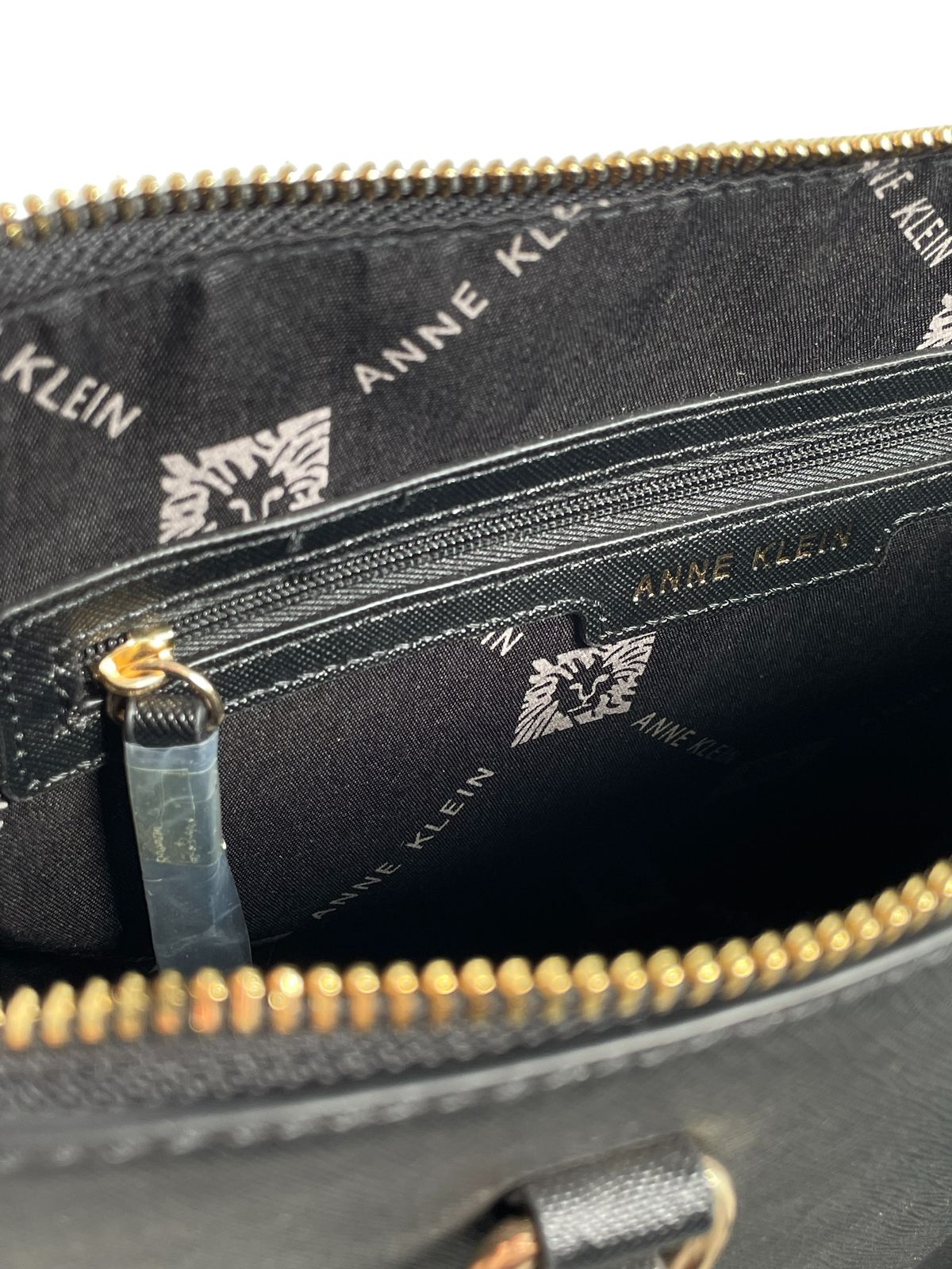 Bolso Anne Klein Negro y Rosa con Monedero