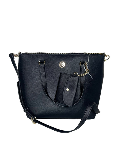 Bolso Anne Klein Negro y Rosa con Monedero